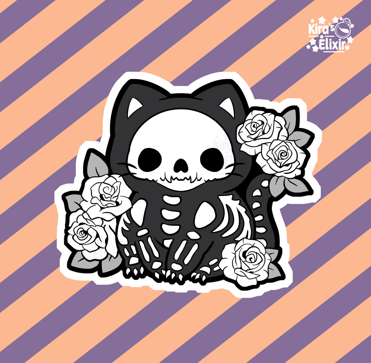 Skeleton - vinyl sticker