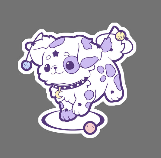 Cosmic Dalmatian - vinyl sticker