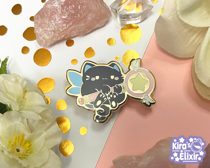 Spinel Kitty - hard enamel pin