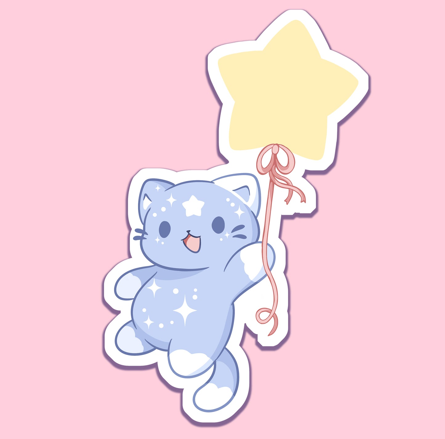 Cosmic Balloon - vinyl sticker