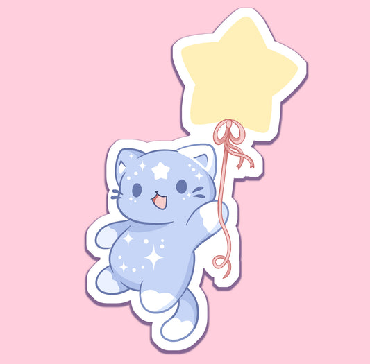 Cosmic Balloon - vinyl sticker