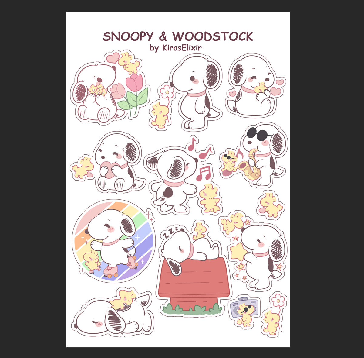 Best Friends - sticker sheet