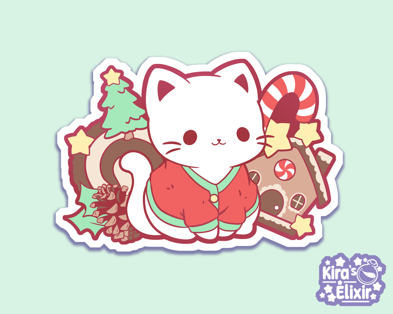 Sweets Red - vinyl sticker