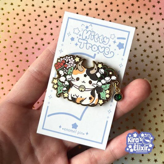 Taurus Kitty - hard enamel pin