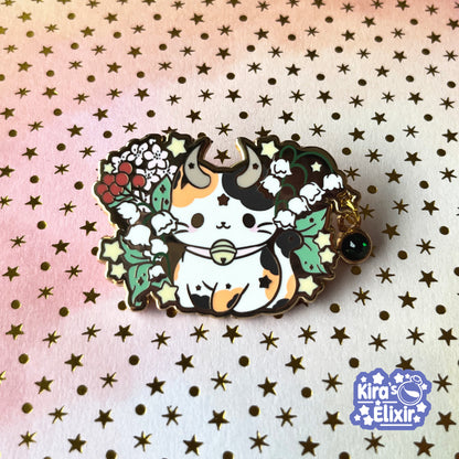 Taurus Kitty - hard enamel pin