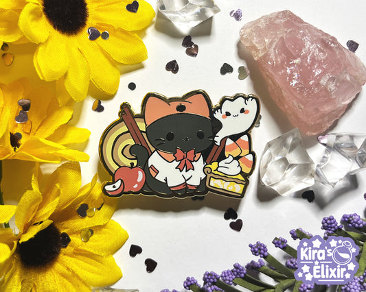 Treats Kitty - hard enamel pin