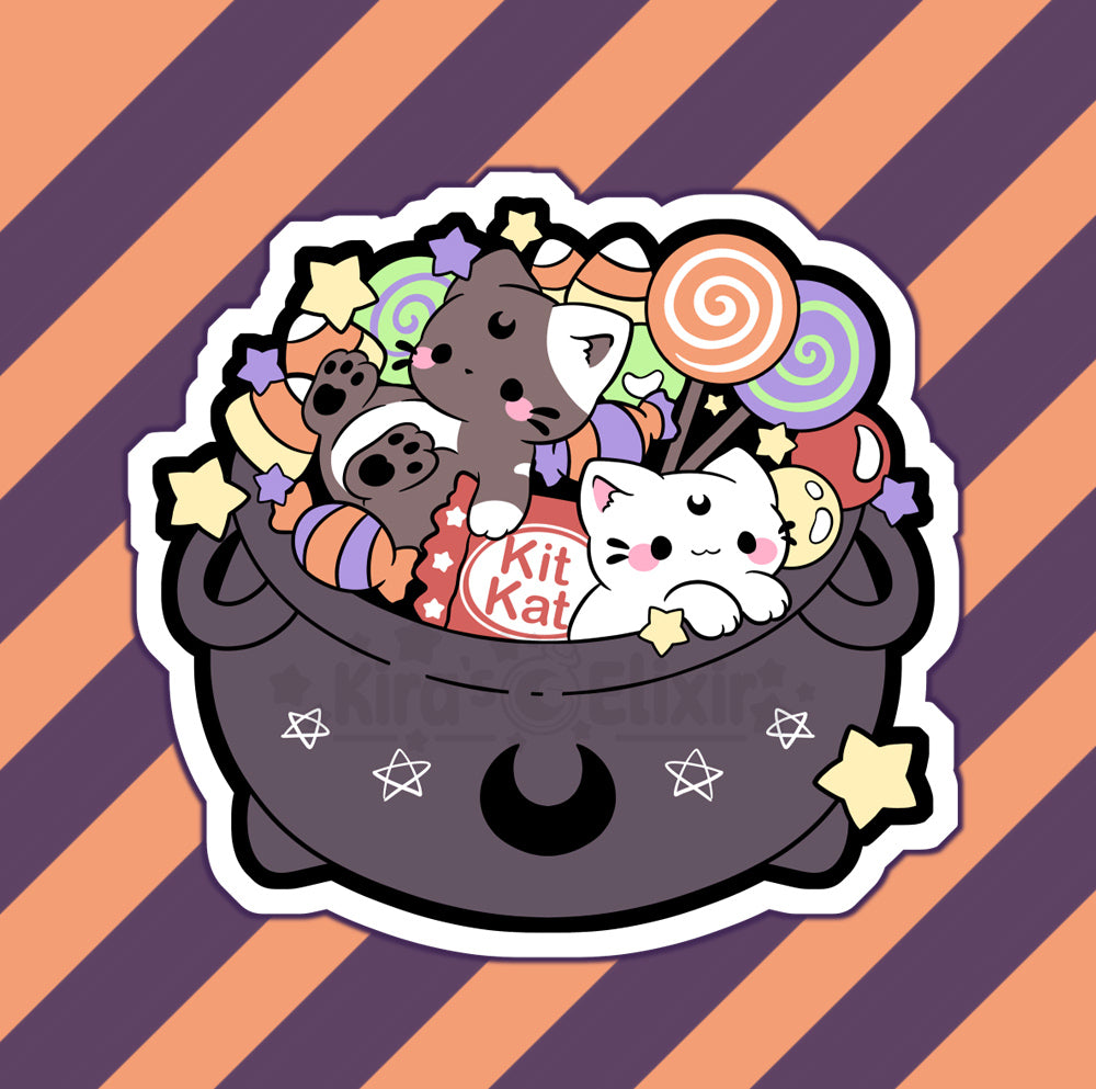 Trick or Treat - vinyl sticker