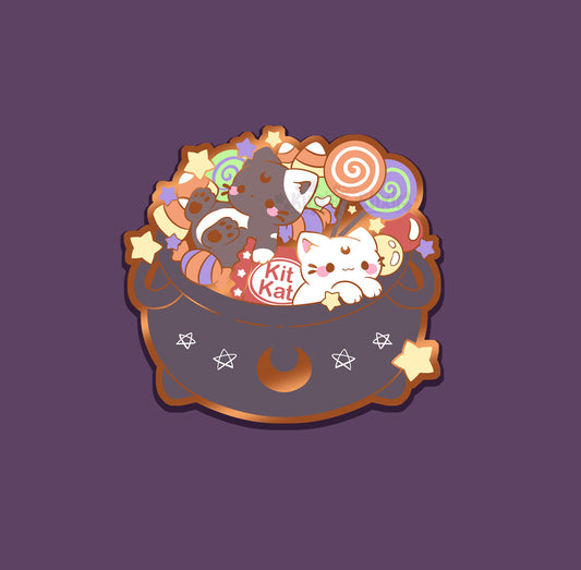 Trick or Treat - hard enamel pin