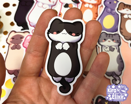 Long Kitties - vinyl stickers