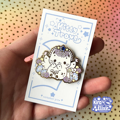 Virgo Kitty - hard enamel pin