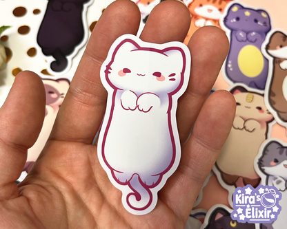 Long Kitties - vinyl stickers