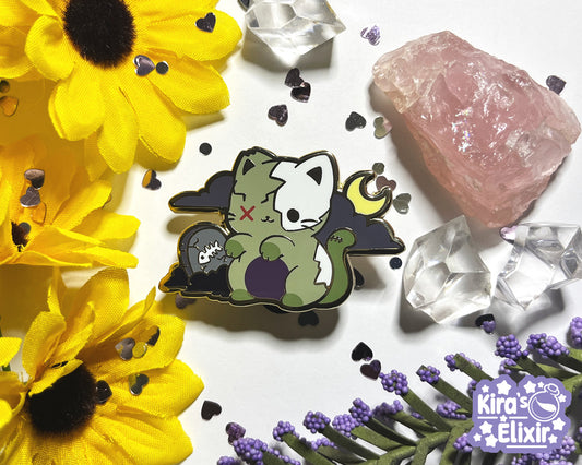 Zombie Kitty - hard enamel pin