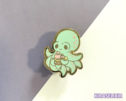 Kraken Enamel Pin