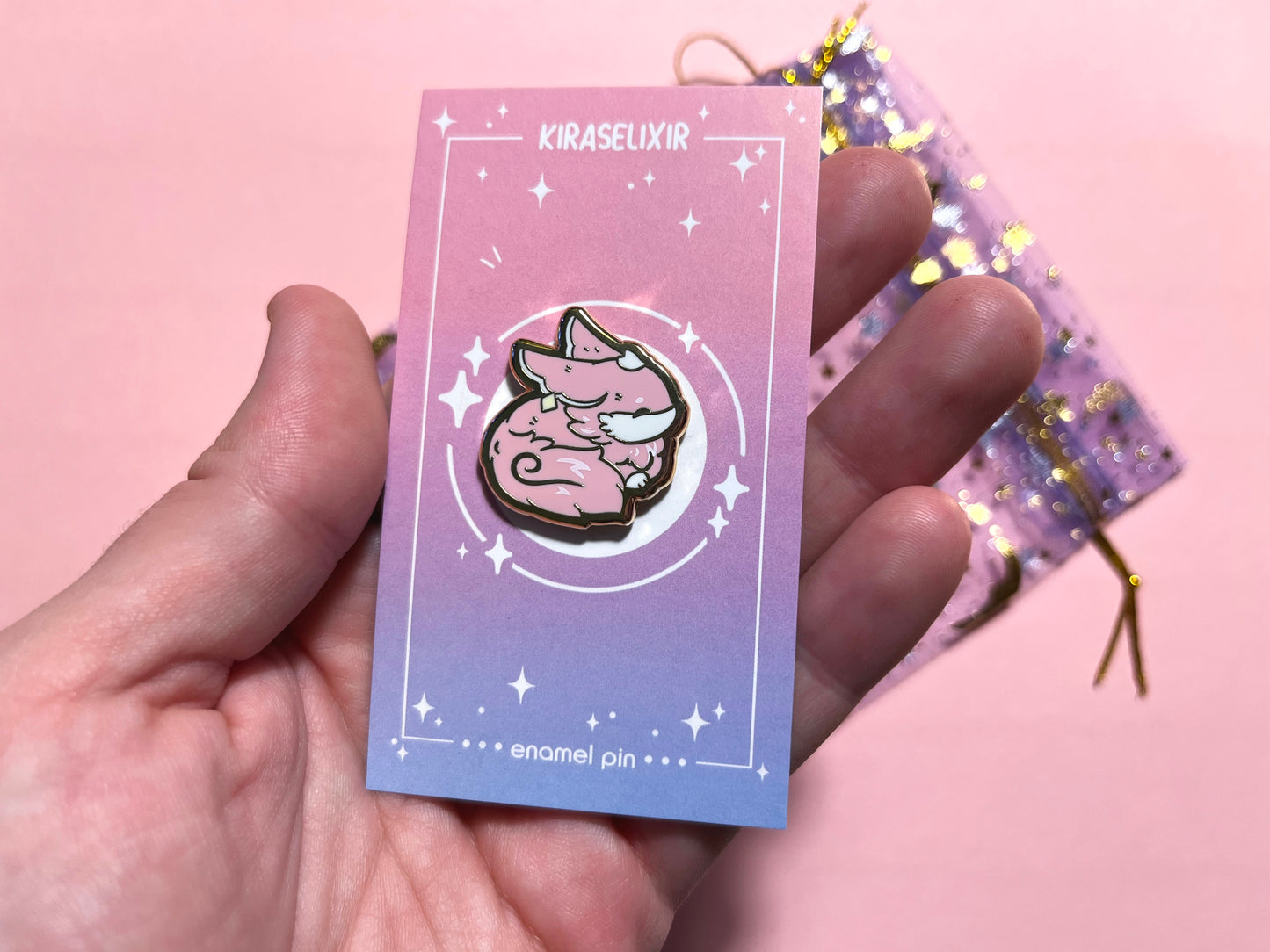 Fox Yae Inazuma Stars Enamel Pin