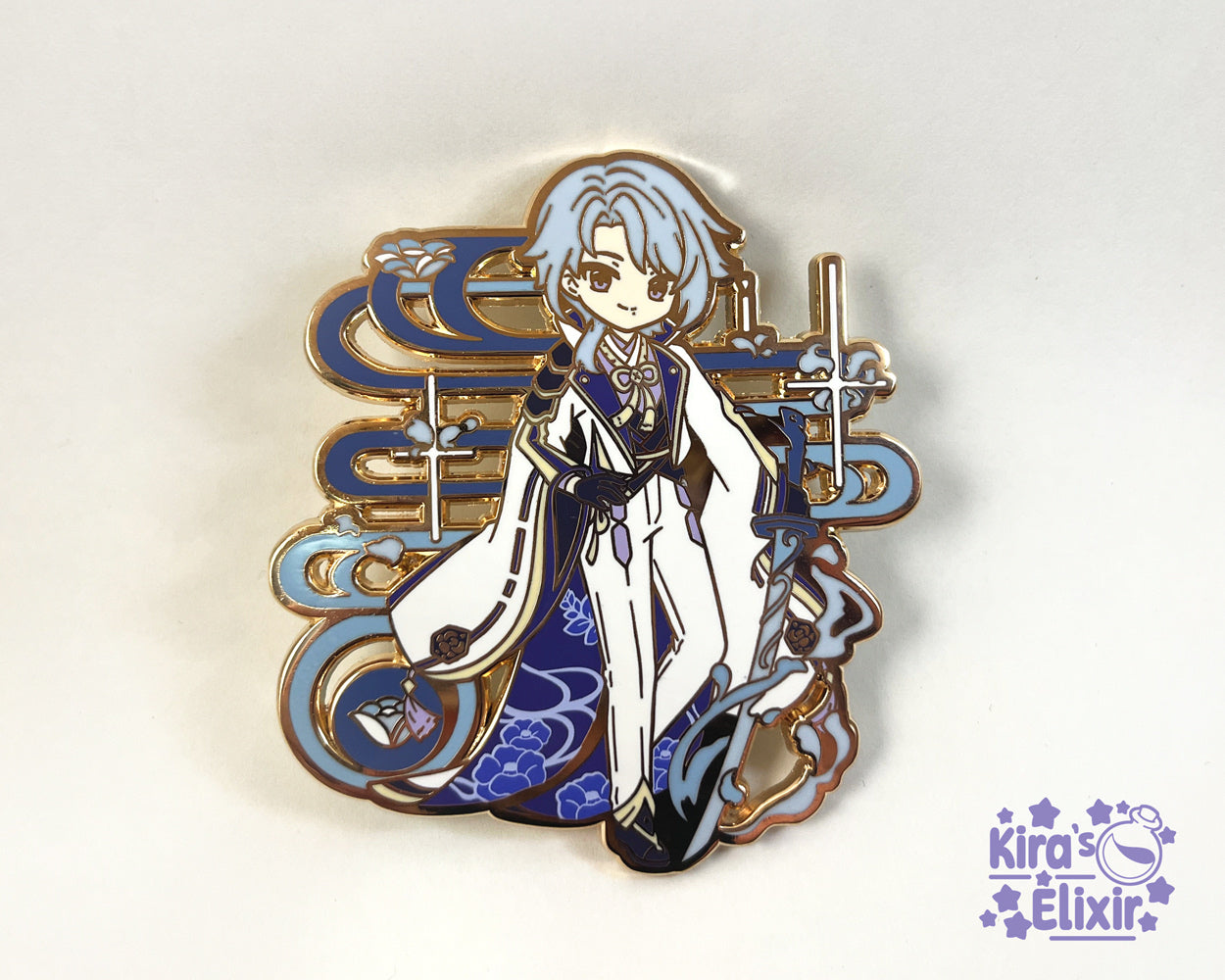 Ayato Inazuma Stars Enamel Pin