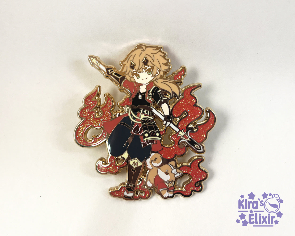 Thoma Inazuma Stars Enamel Pin