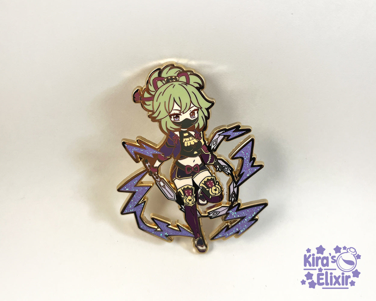 Kuki Shinobu Inazuma Stars Enamel Pin