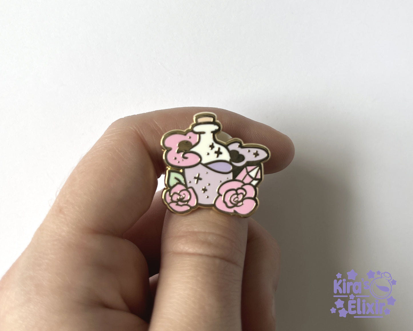 Rose Elixir Enamel Pin