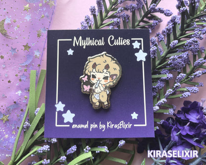 Faun Enamel Pin