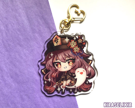 Hu Tao Keychain - Gacha Heroes Liyue