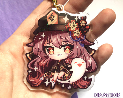 Hu Tao Keychain - Gacha Heroes Liyue