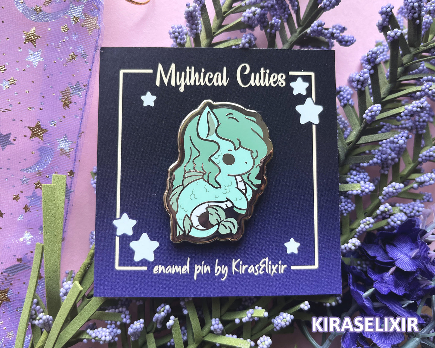 Kelpie Enamel Pin