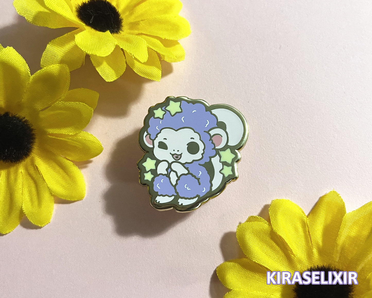 Monkey Zodiac Enamel Pin