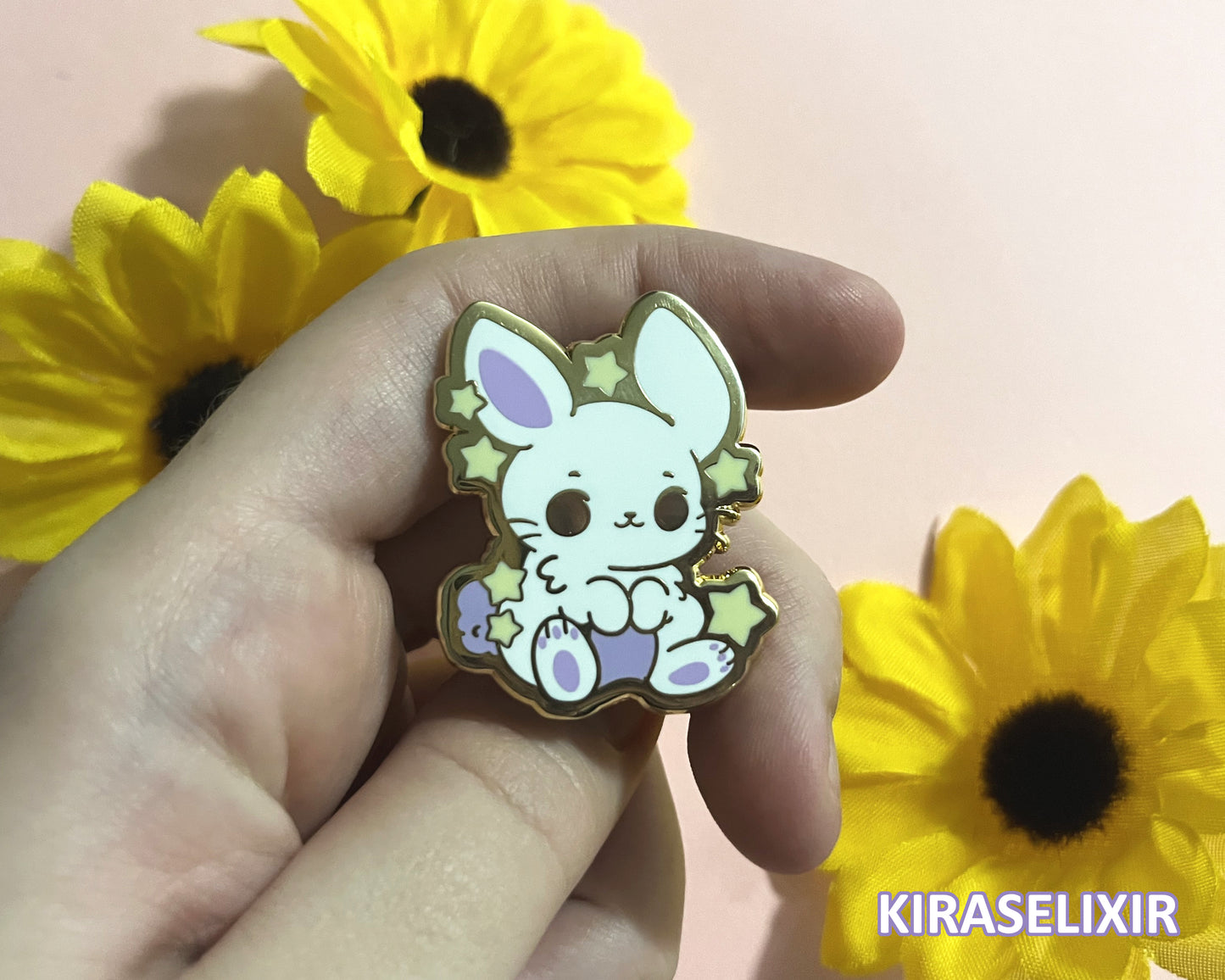 Rabbit Zodiac Enamel Pin