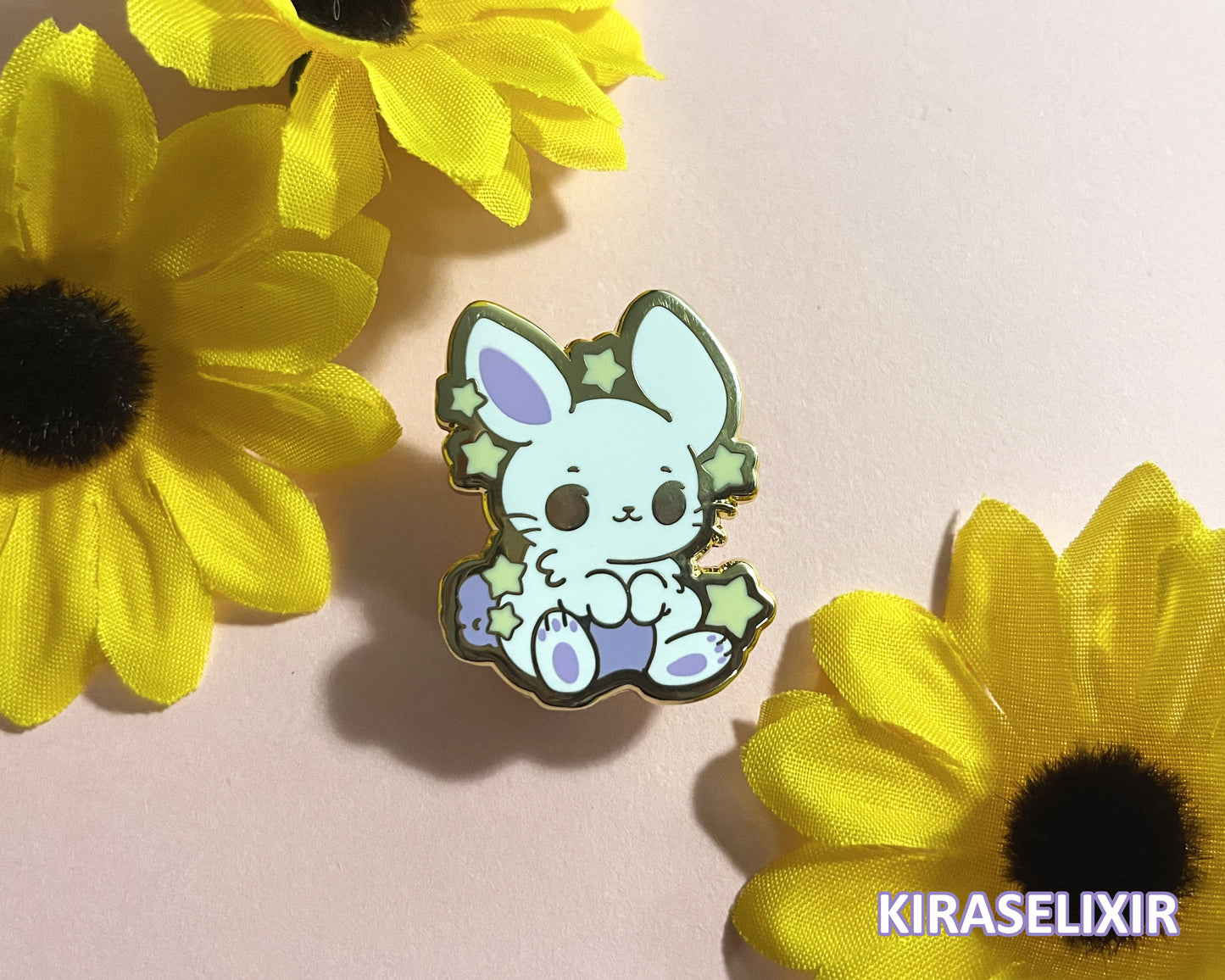 Rabbit Zodiac Enamel Pin