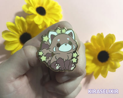 Red Panda Zodiac Enamel Pin