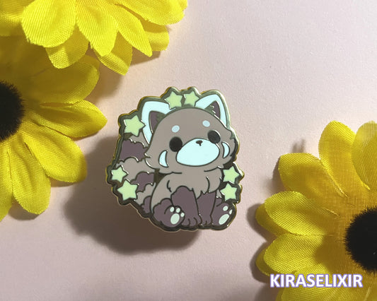 Red Panda Zodiac Enamel Pin