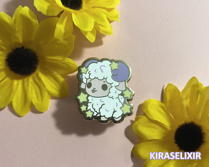 Sheep Zodiac Enamel Pin