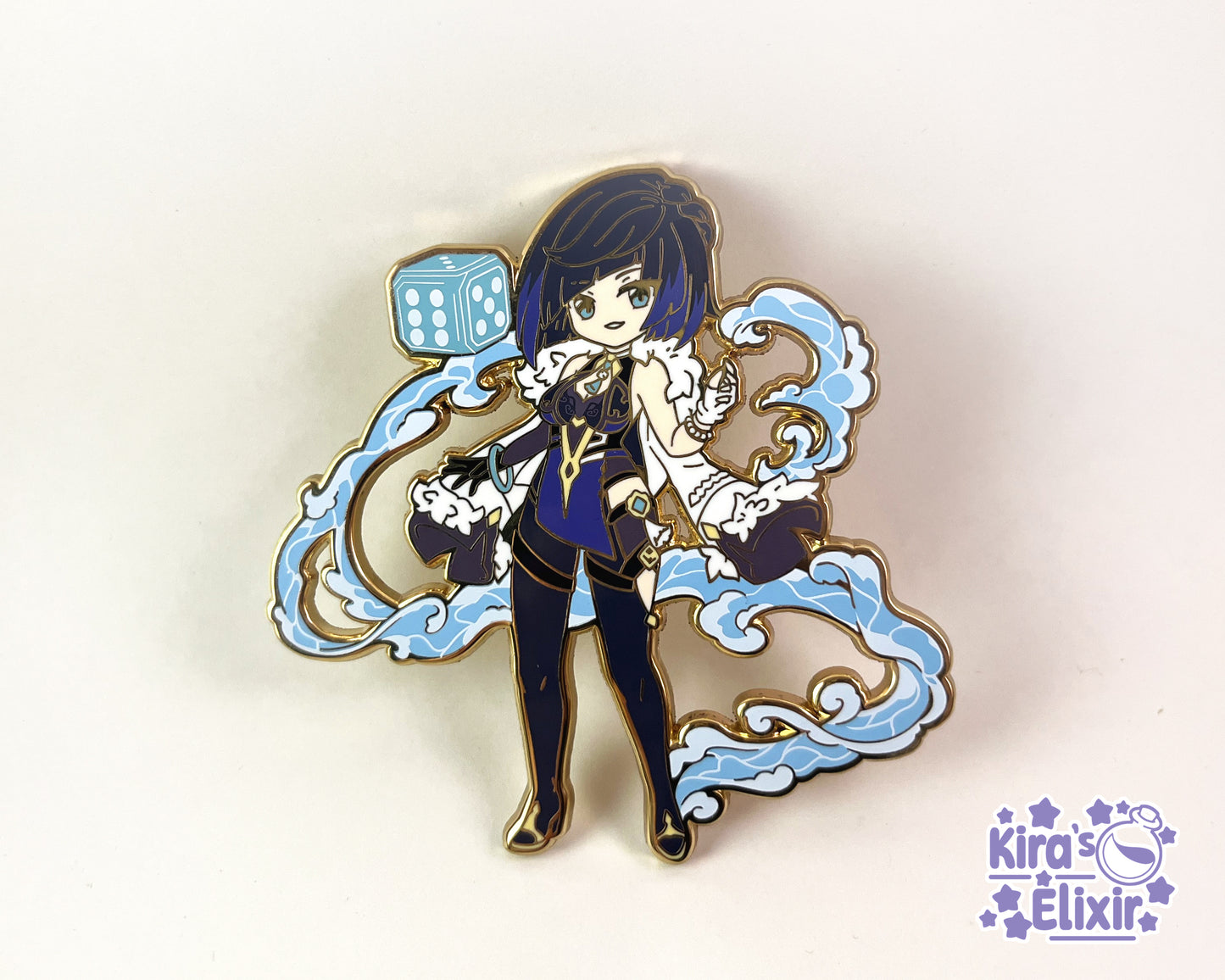 Yelan Liyue Stars Enamel Pin