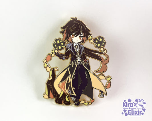 Zhongli Liyue Stars Enamel Pin